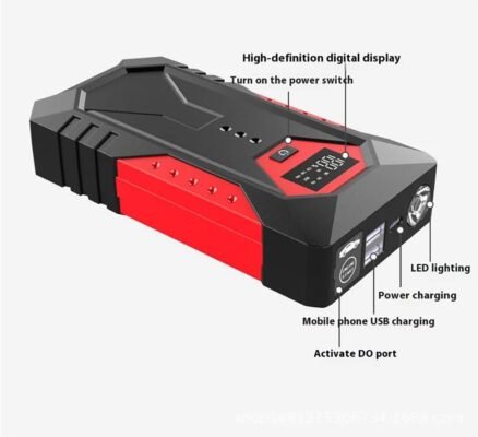 Compact size 12V jump starter dimensions and specs
