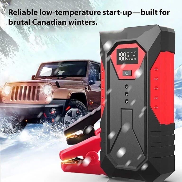 12V Car Jump Starter & Power Bank – Portable Emergency Battery Booster