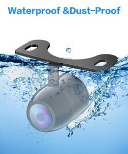HD rear view camera with waterproof casing – side profile
