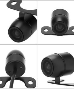 Butterfly mount backup camera with wiring and sensor kit – full set layout