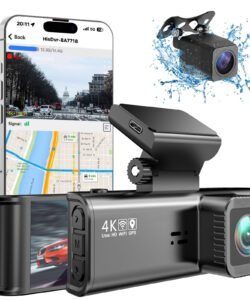 4K Dual Dash Cam with GPS