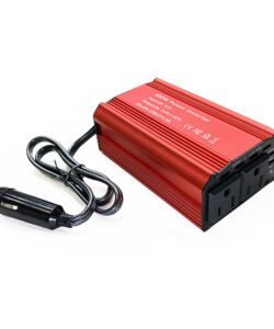 300W Car Power Inverter – Converts 12V DC to 110V AC with Dual USB and AC Outlets