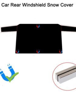 Rear Magnetic Windshield Snow Cover – Heavy-Duty Ice & Frost Protector for Cars