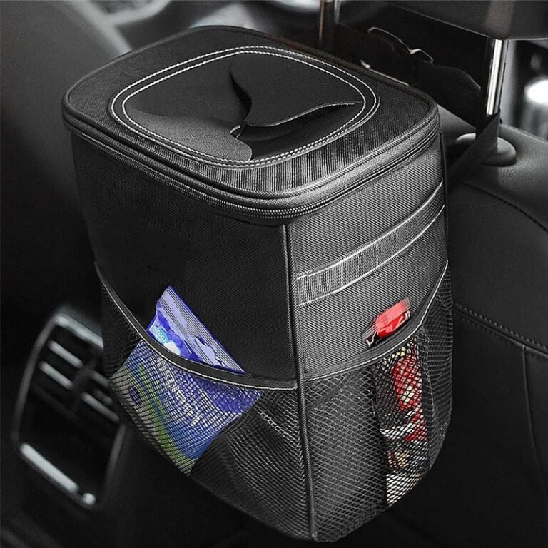 Waterproof car trash can