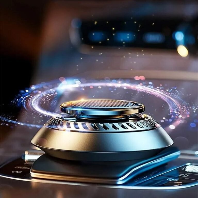 Solar-Powered Kinetic Car Air Freshener