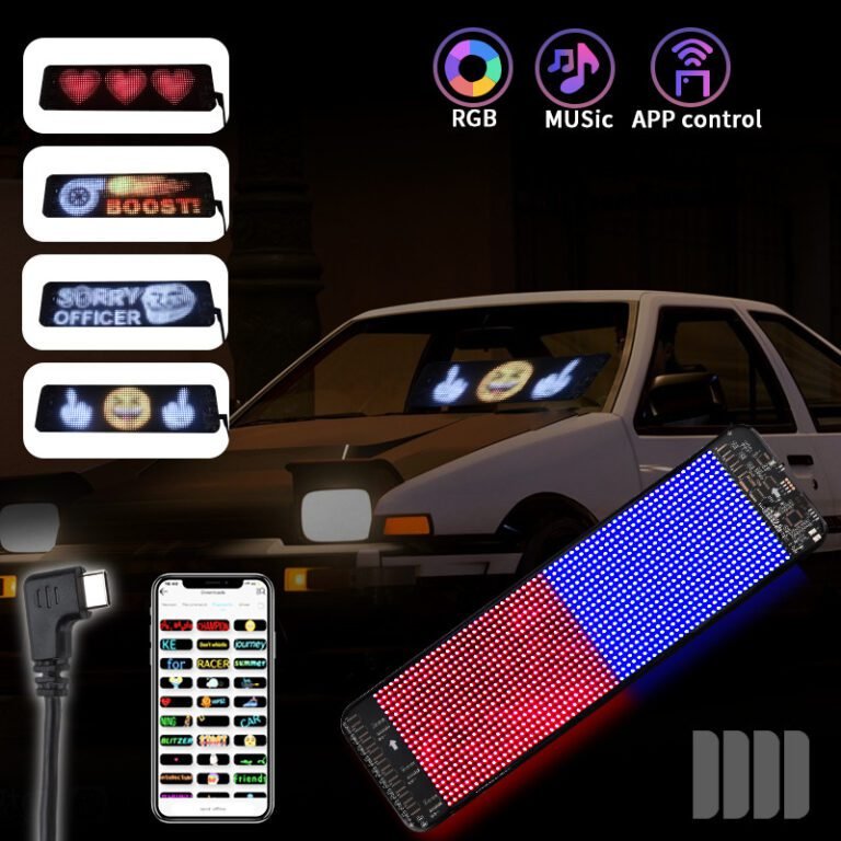 Programmable Car LED Display Sign